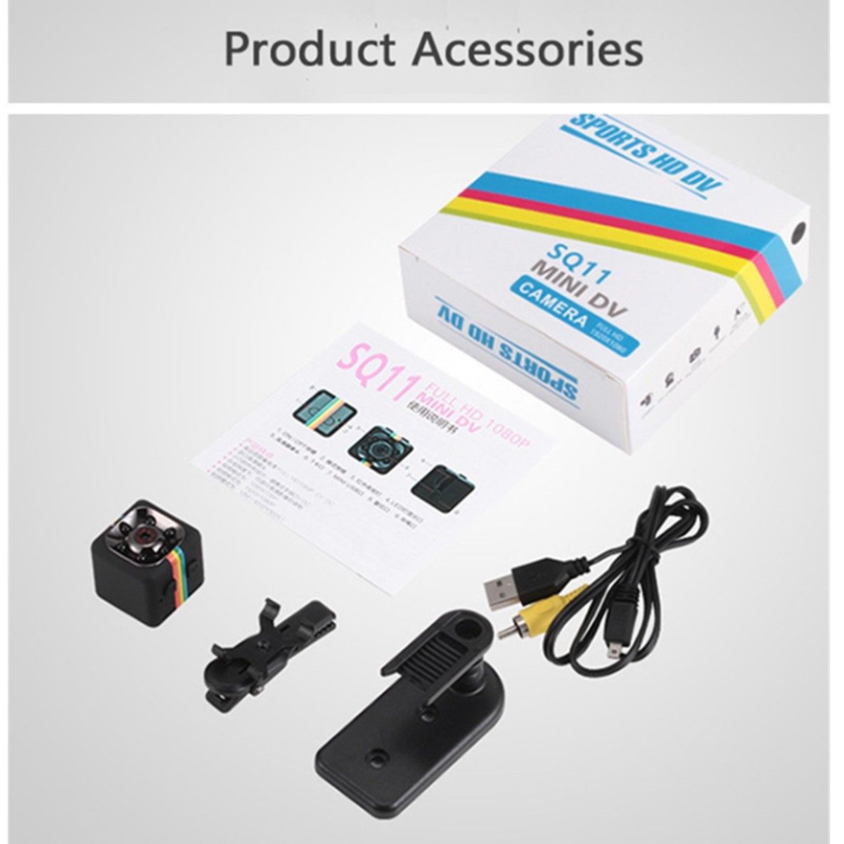 New SQ11 Color 1080p HD SQ8 Sq9 machine