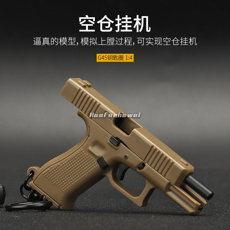 Glock G45 Key Ring Detachable Empty Warehouse Hanger Backpack Ornaments Model Key Chain Pendant