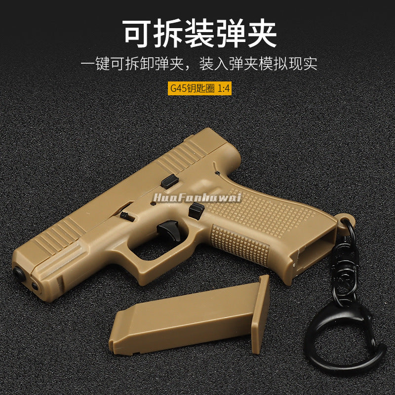 Glock G45 Key Ring Detachable Empty Warehouse Hanger Backpack Ornaments Model Key Chain Pendant